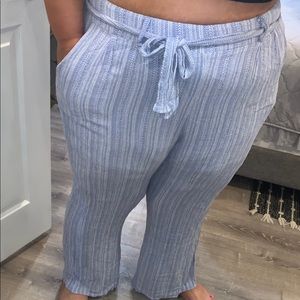 Light blue sheer pants